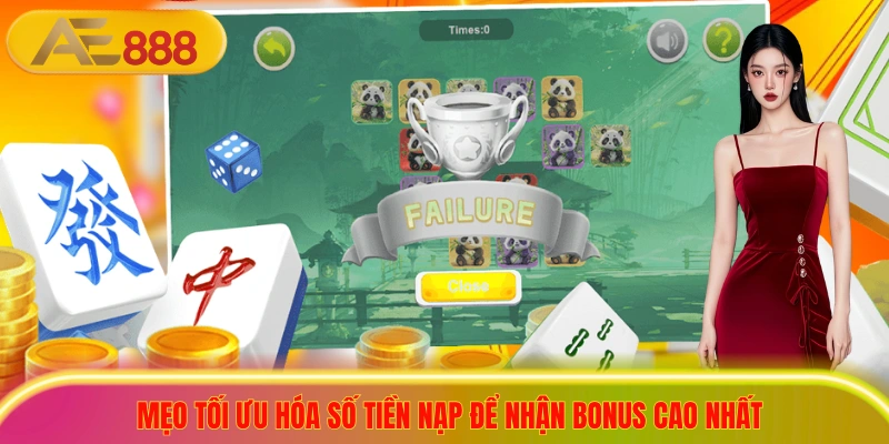 Mẹo tối ưu hóa số tiền nạp để nhận bonus cao nhất